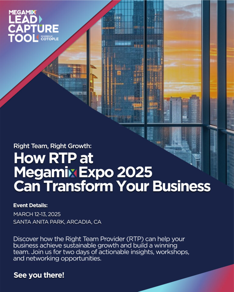 Right Team, Real Growth: RTP’s Impact at Megamix Expo 2025